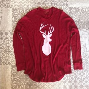 Show Me Your Mumu Deer Holiday Top